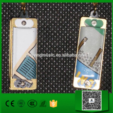 Mini instrument model, Necklace Miniature Harmonica, 4 hole 8 tone harmonica Pendant