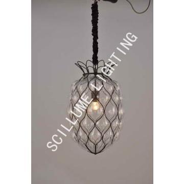 1-light pineapple pendant chandelier #2