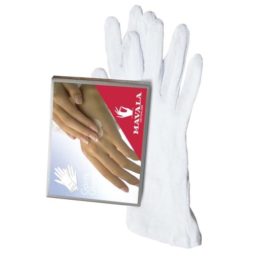 Guantes cosméticos blancos SPA