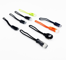 PVC Soft Zipper Cord Puller Tags Silicone Zip Cord Tabs Replacement