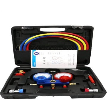 Car Air Conditioning Refrigerant Gauge - Dual Gauge Tool for R134a Fluorometer