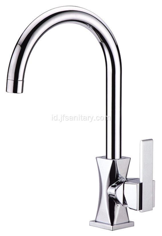 Kualitas Faucet Kuningan Kitchen Mixer Tekan Putar