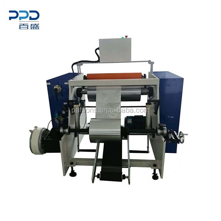 High Efficient Food Paper Aluminium Foil Embossing Rewinder Machine