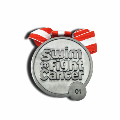 Медаль с раком плавания рака