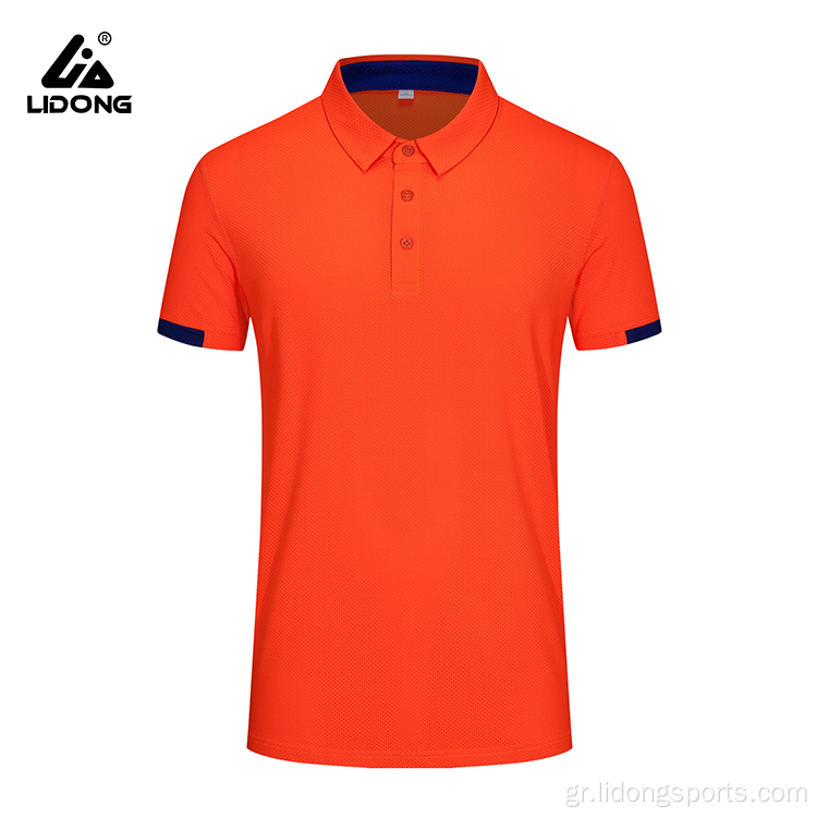 Hot Selling Mens Fashion Short Sleeve Polo πουκάμισο