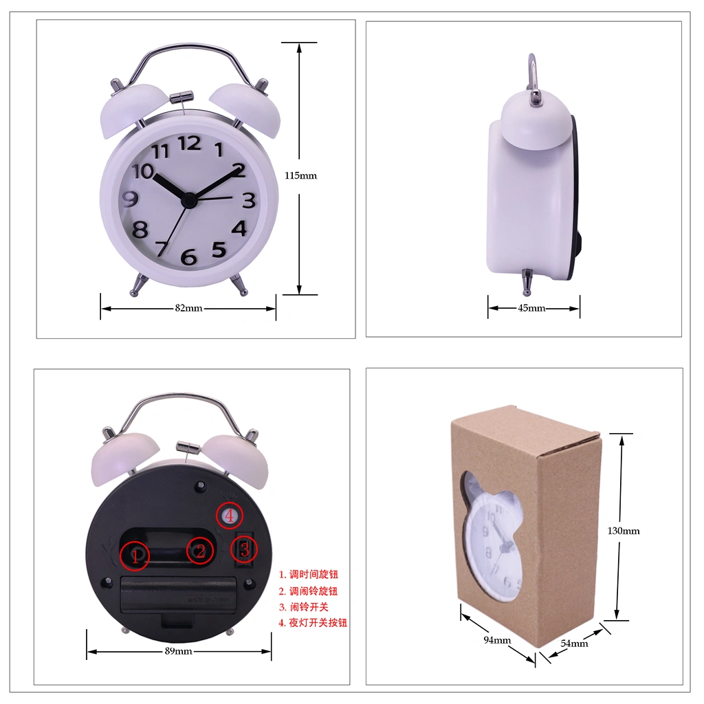 2020 New Style Bedroom Alarm Clock Desk Alarm Clock Table Clock