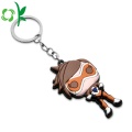 Kustom Embossed 3D Soft PVC Keren / Mode Silicone Keychain