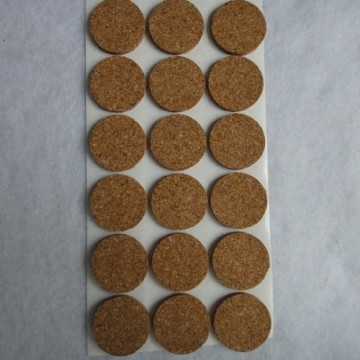 Cork dots for self adhesive