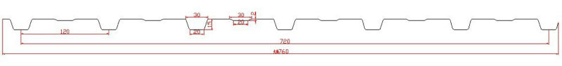 760 Automatic Wall Panel Step Tile Roll Forming Machine