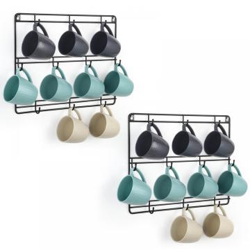 Wall Cup Rack Key Holder for Wall Decorative