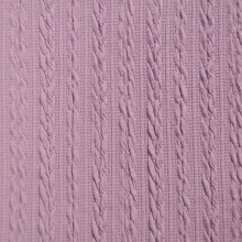 Solid Polyester Spandex Stripes Jacquard Knitted Fabric