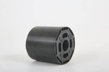 Industrial motor rotor core