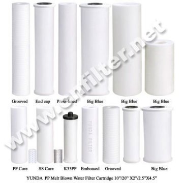 Melt Blown Spun Water Filter Cartridge