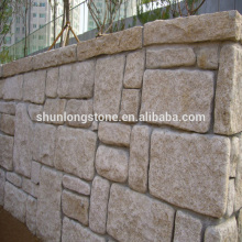 Yellow granite random wall stone, exterior wall tile