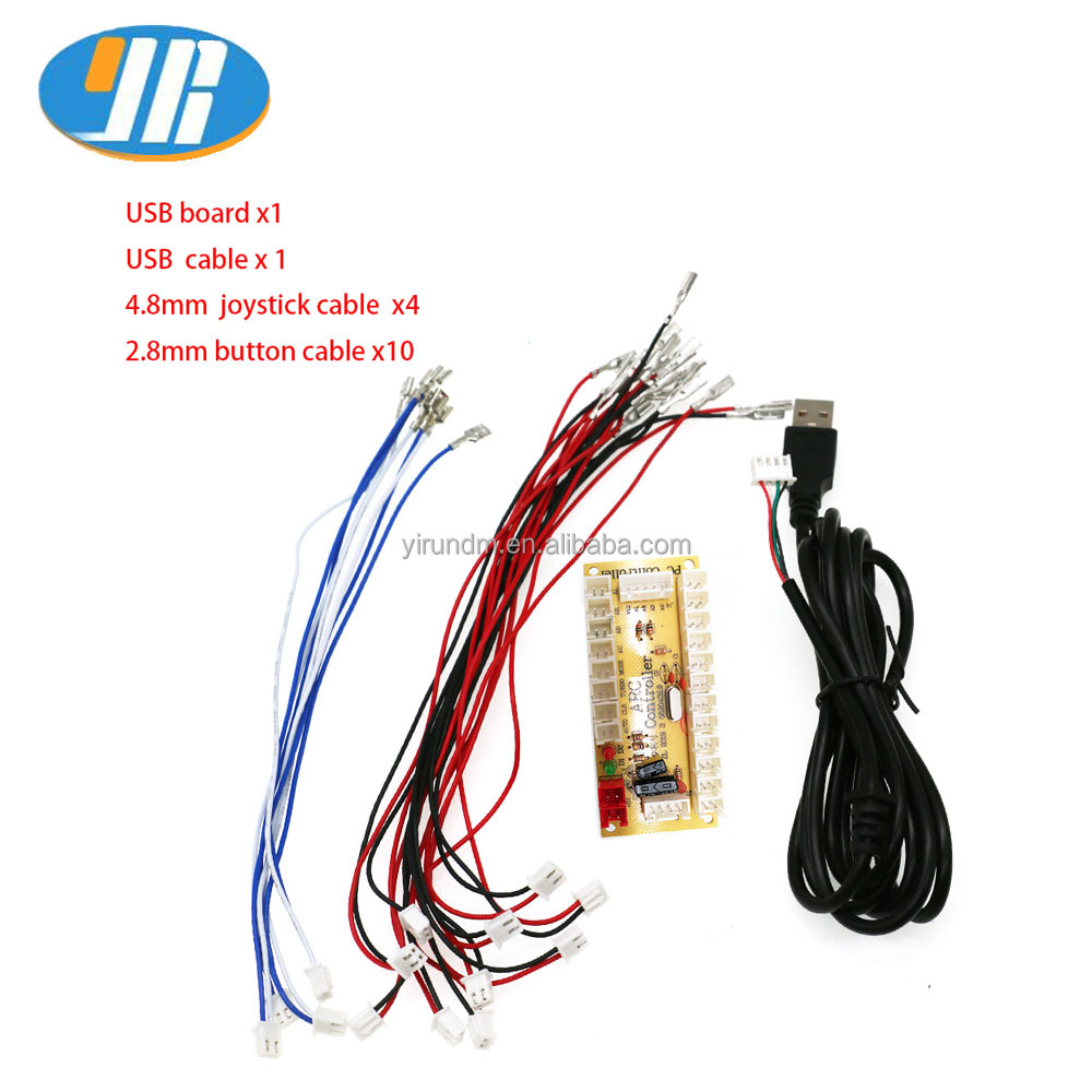 High Quality USB Zero Delay Encoder Board PC Joystick Control for DIY Arcade Game Console Coin Pusher Amusement Game Centers