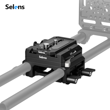 Manfrotto Baseplate With 15mm Dual Rod Clamp for Video Production