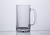 Bar beer steins with handle, clear beer stein, frosted beer mug steins