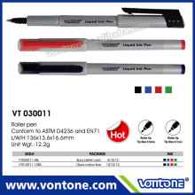 High quality and low price promotional pen ,plastic roller ball pen