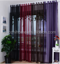 100% Polyester Terylene Sheer Curtain Fabric: White Organza Voile for Windows