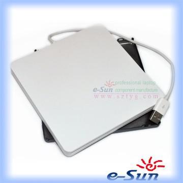 Super Slim(9.5mm) USB SATA External Slot in DVD Burner Case