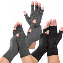 Anti-Arthritis Orthopedic Grey Spandex Cotton Work Gloves