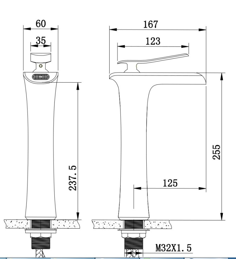 A0031-F2WG Bathroom Waterfall brass white gold hot and cold wash single hole basin faucet