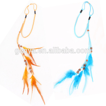 Fashion feather hair accessory feather hair extension feather hair band