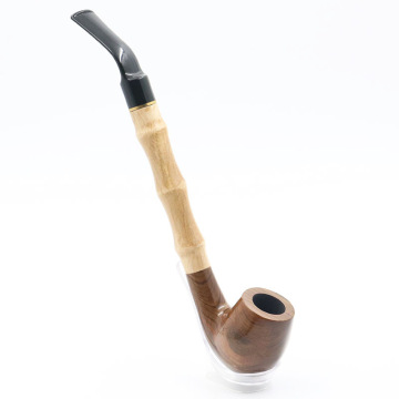 Factory Outlet Classic Red Sandalwood Handmade Bamboo Exquisite Long smoking Pipe