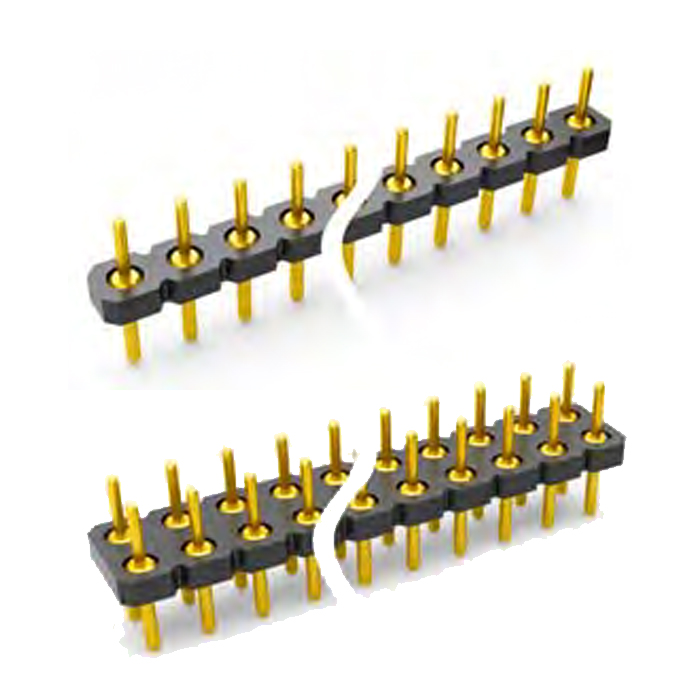 Bewerkte pin 2,54 MM stripadapter DIP H=1,2 MM