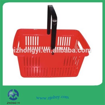 Plastic Shopping Basket with Handle