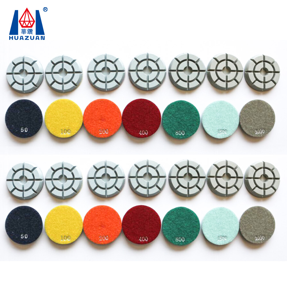 HUAZUAN Renew Abrasive Concrete Floor Resin Polishing Pads