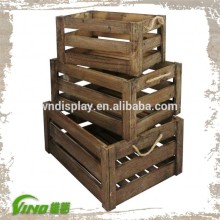 wood boxes for fruit vegetables