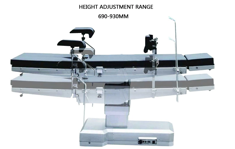 Electric Hydraulic Adjustable Height Operating Table Stainless Steel Operation Table