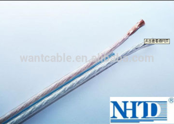 FLEXIBLE TRANSPARENT SPEAKER CABLE