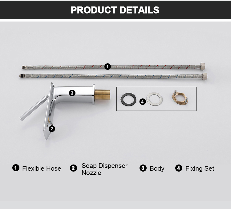 New Design Bathroom Faucet Ceramic cartridge brass body single lever mixer tap chrome bathroom basin faucet