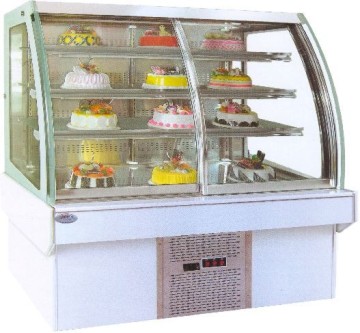 Curved glass Cake showcase European luxury front door cake cabinet glass front locking cabinet glass front display cabinet