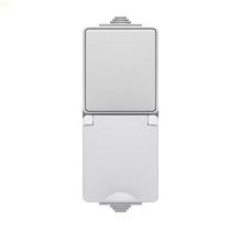 Switch and Socket with Shutter Vertical screwless terminal