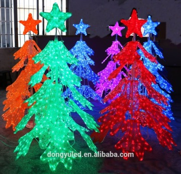 Height 200cm christmas decoration outdoor xmas tree with lights