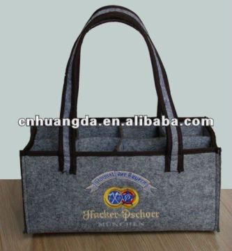 felt wine bag
