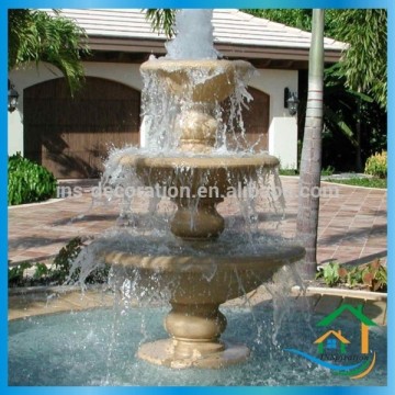 Stone deocration outdoor waterfall