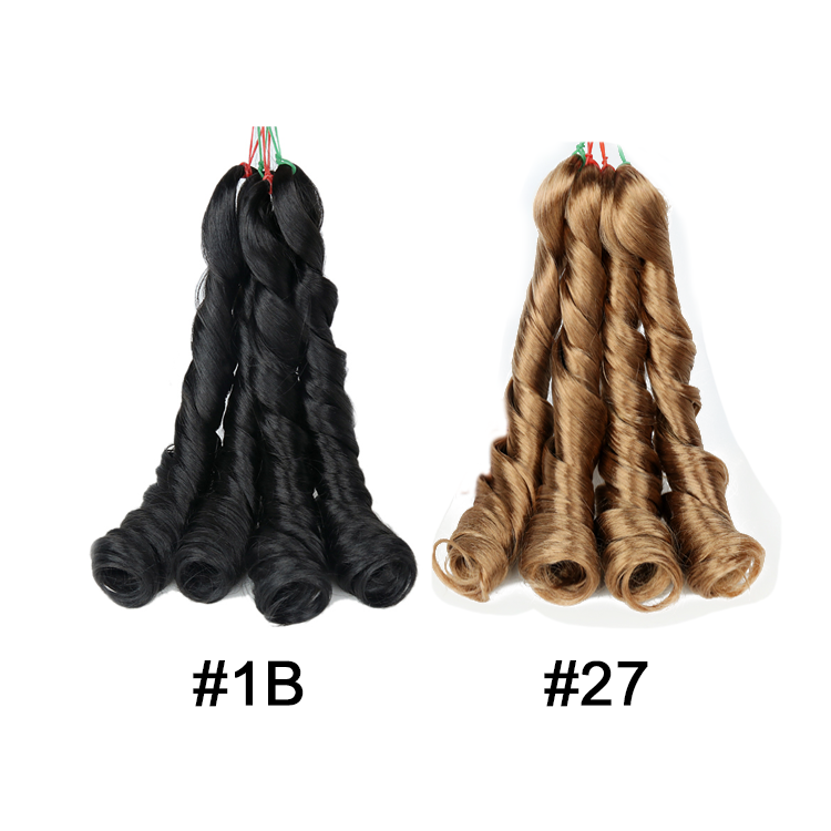 Julianna Pony Style  80G 100G Braids For African Hair 24 Inch Spanish Wavy Braiding Hair Spiral Curly Hair Braid