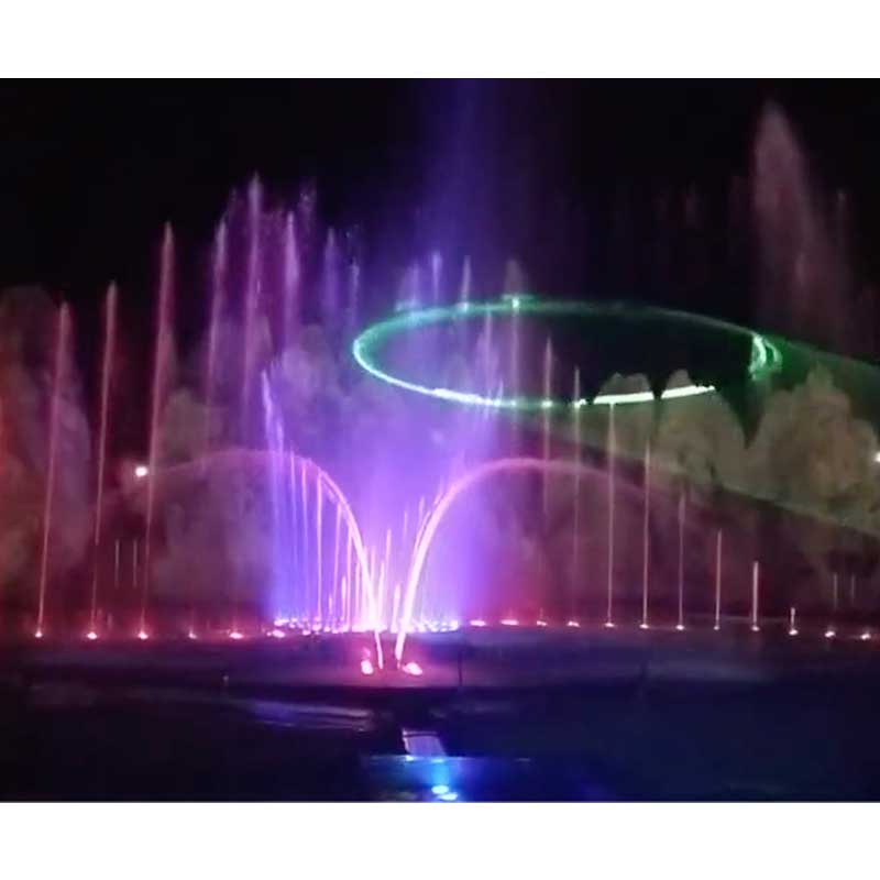 Small Colorful Music Fountain Laser