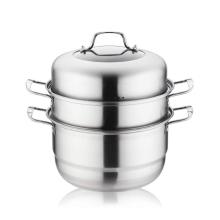 Hot Sale Double Layer Stainless Steel Couscous Steam Pot