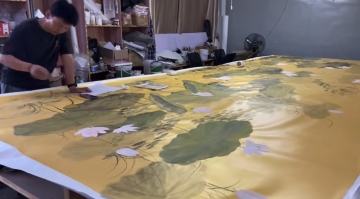 Artistic Hand Drawn Wallpaper for Creative Interiors