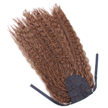 AliLeader 22inch Long Curly Drawstring Ponytail Extension With Synthetic Hair