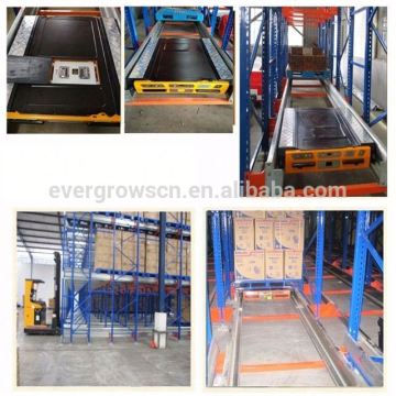 Evergrows shuttle racking system, cold storage Radio shuttle racking, storage shelves