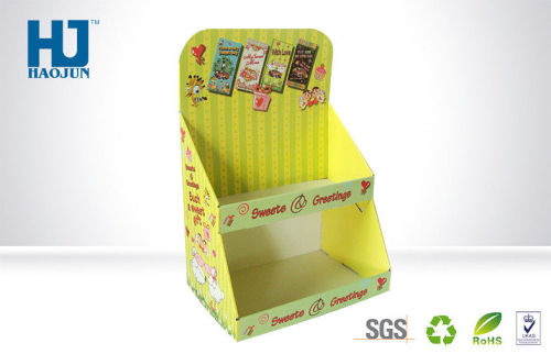 Yellow Corrugated Paper Caedboard Display Box For Beautiful Cellphone Shell