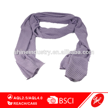 2015 fashion hollow tassels grey pink long scarf shawl