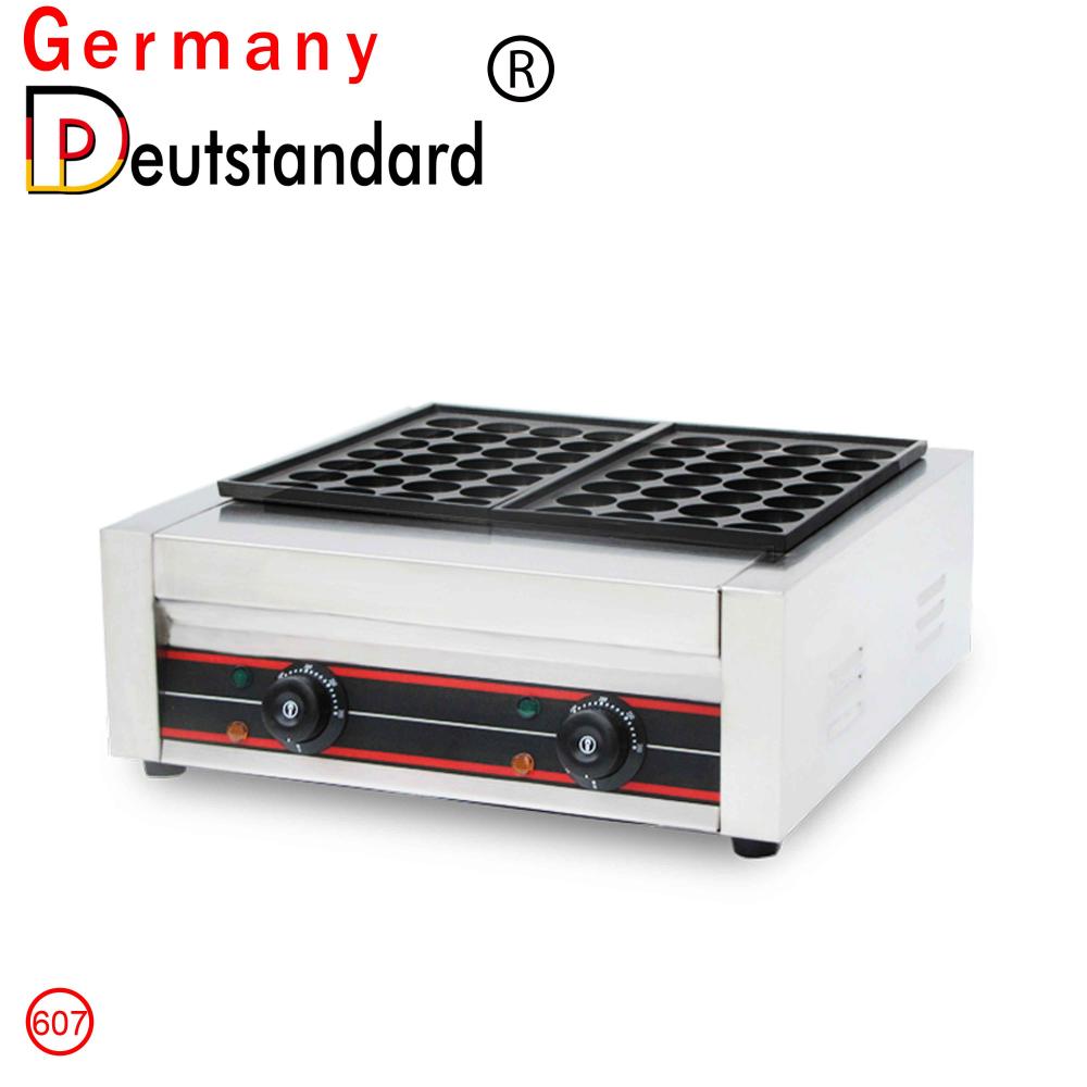 Double plates electric fish pellet grill takoyaki