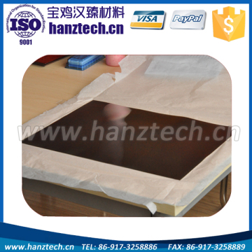 High quality titanium sheets metal price